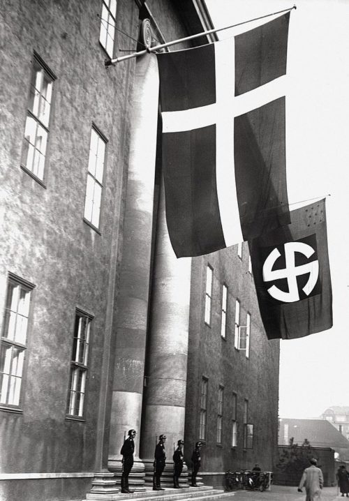Копенгаген во время оккупации. 1942 г.