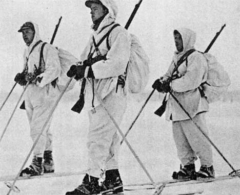 Норвежские добровольцы в Финляндии. Декабрь 1939 г.