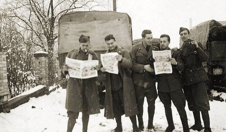 Итальянские солдаты в Днепропетровске. 1942-1943 гг.
