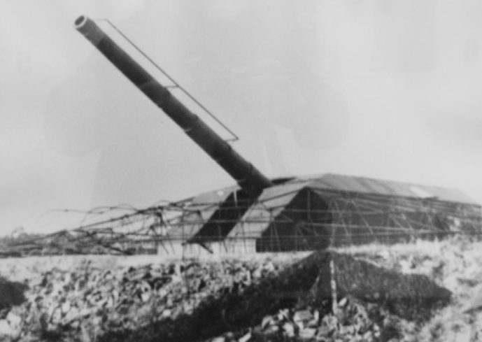 Башня с 380-мм орудиями во время войны и сегодня. 