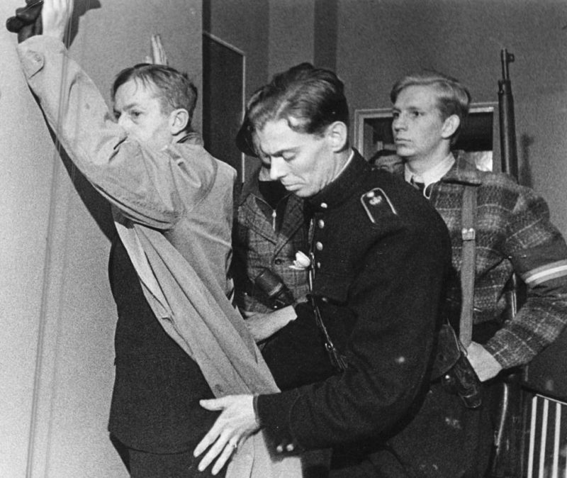 Участники Сопротивления в полиции. 1945 г.