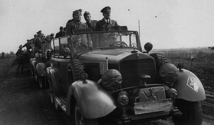 Гитлер и Муссолини в Умани. Август 1941 г.