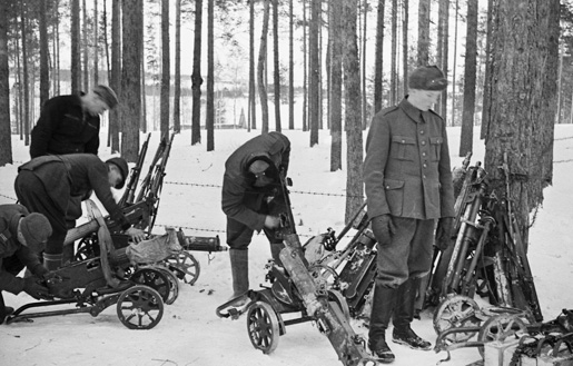 Финская школа пулеметчиков. Январь 1940 г.