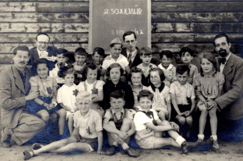 Еврейская школа в лагере. Вестерборк, 1943 г.