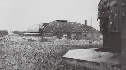 Командный бункер типа 636 в годы войны и сегодня. 