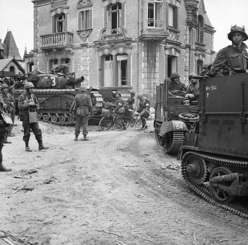 Британцы в Ла-Брече-д'Арманвилле. 6 июня 1944 г.