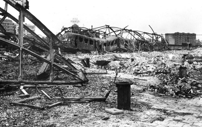 Последствия бомбардировки Роттердама 14 мая 1940 г.