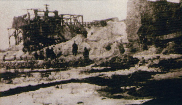 Разрушенный суперфосфатный завод в Виннице. Март 1944 г. 