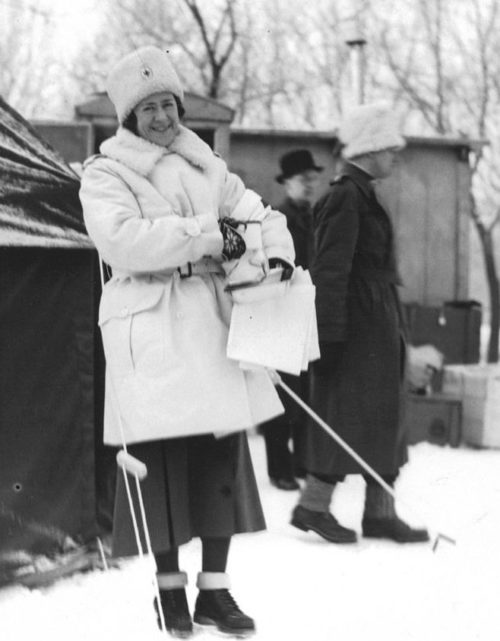 Представительница Красного Креста Финляндия. Январь 1940 г.