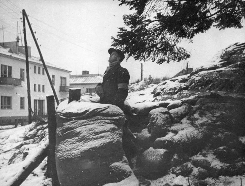 Финский доброволец – воздушный наблюдатель. Январь 1940 г.