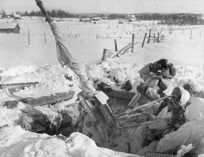 Финская зенитная позиция. Январь 1940 г.