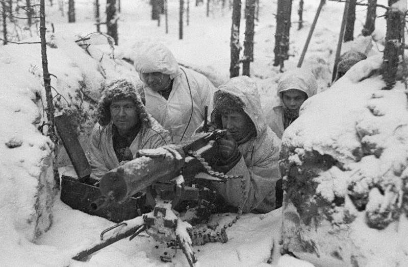 Финское пулеметное гнездо. Февраль 1940 г.