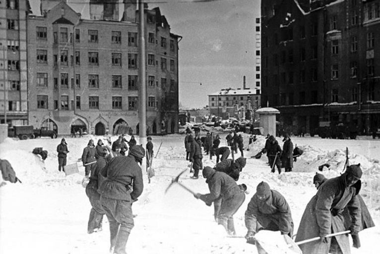 Красная Армия в Выборге. Февраль 1940 г.