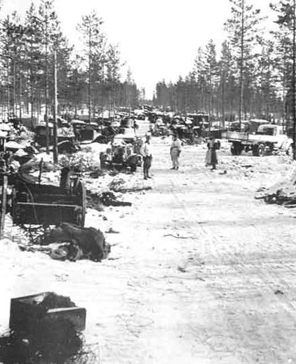 Южное Леметти после занятия финскими войсками. Март 1940 г. 