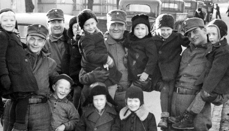 Эвакуация финнов после передачи части финской территории СССР. Март 1940 г.