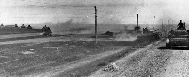 Немецкие войска на окраине города Николаева. Август 1941 г.