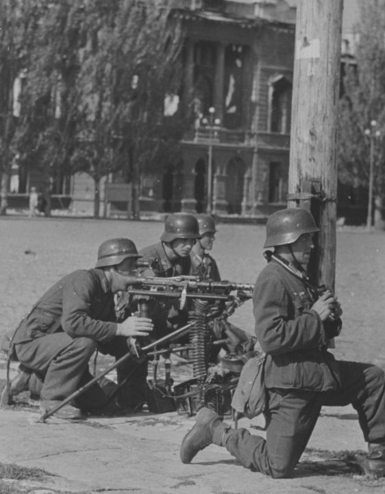 Немцы в Николаеве. Август 1941 г.