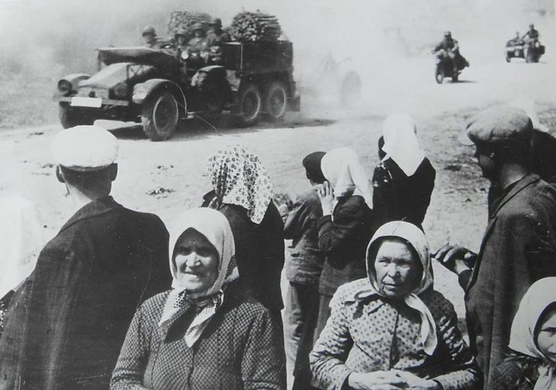 Немцы в Николаеве. Август 1941 г.