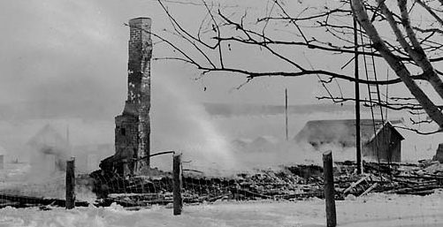  Последствия советской бомбардировки. Паяла. 21 февраля 1940 г.