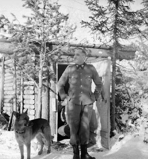 Шведские добровольцы 6-й горнопехотной дивизии СС «Норд». 1942 г. 