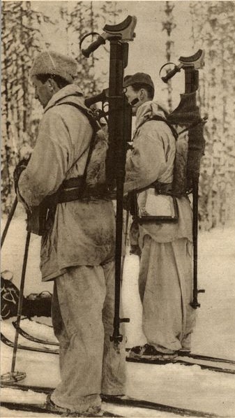 Шведские добровольцы во время Зимней войны. 