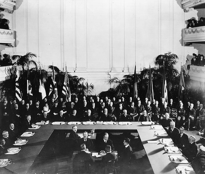 Подписание Вашингтонского военно-морского договора. 6 февраля 1922 г. 
