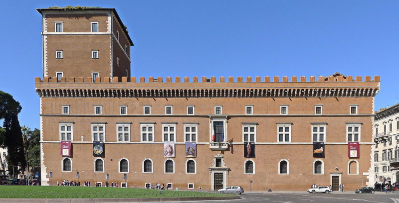 Palazzo Venezia в Риме, где был подписан Пакт четырех.