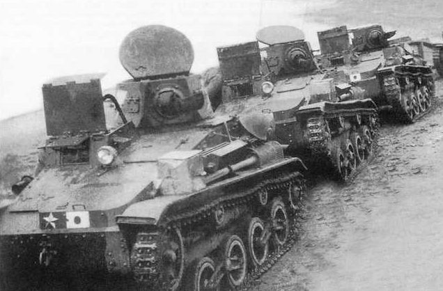 Японские легкие танки Тип 94. 1939 г. 