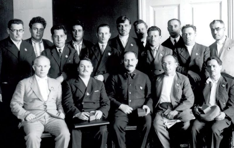 Булганин среди руководителей республик. 1935 г.