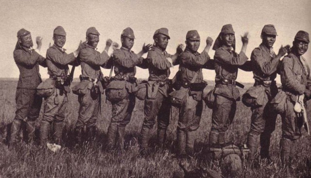 Японские солдаты. 1939 г. 