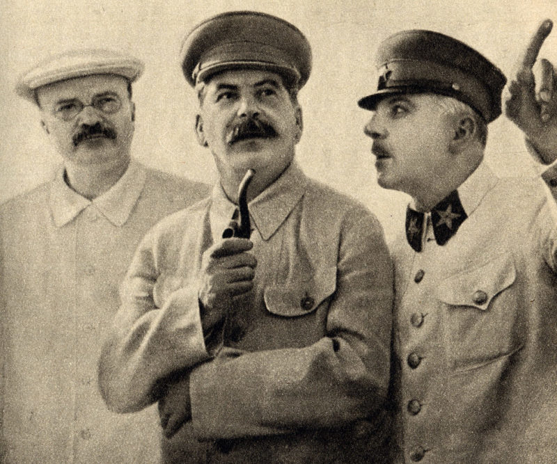 Молотов, Сталин и Ворошилов. 1937 г.
