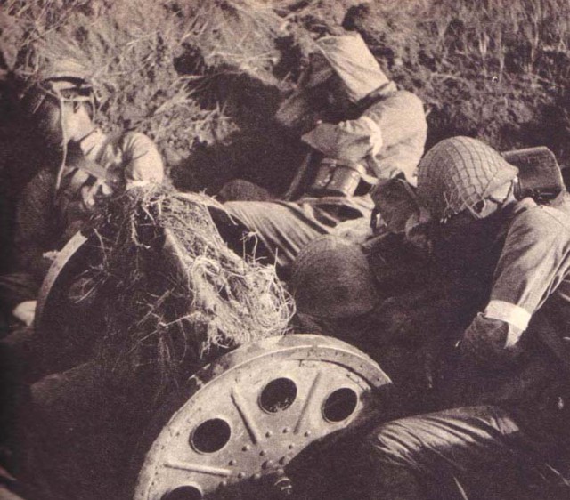 Позиция японской батареи. 1939 г. 