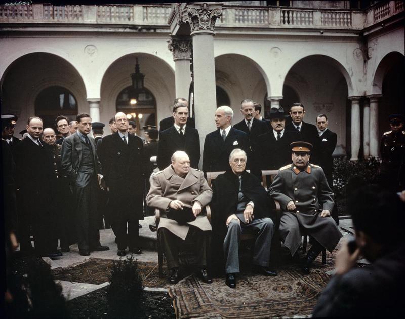 Вячеслав Молотов на Ялтинской конференции. Февраль 1945 г. 
