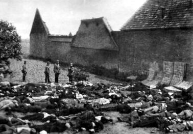 Нацистская резня мирных жителей в Лидице. 10 июня 1942 г.