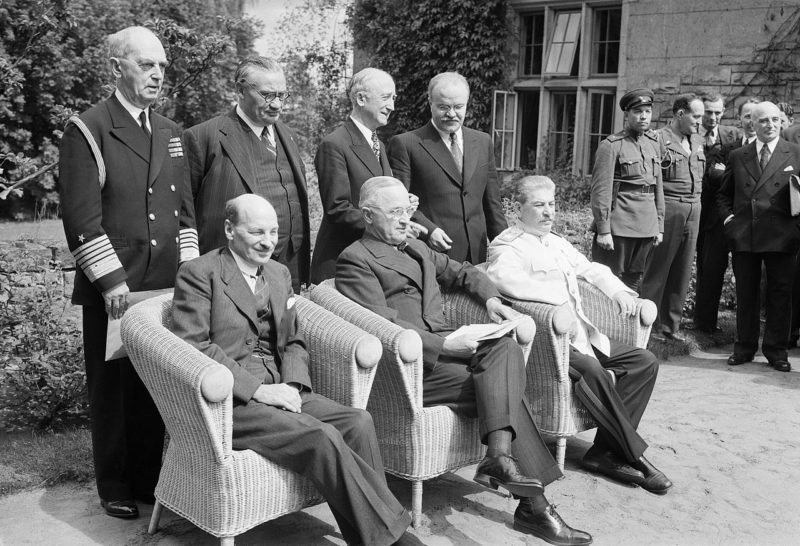 Вячеслав Молотов на Потсдамской конференции. Август 1945 г.
