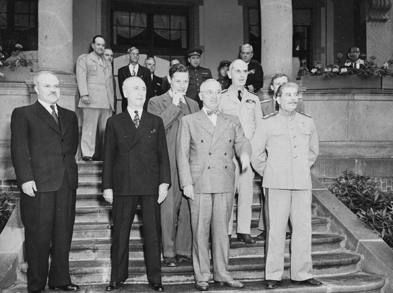 Вячеслав Молотов на Потсдамской конференции. Август 1945 г.