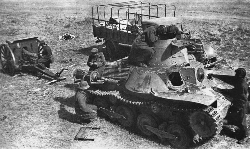 Трофейные японские танки. 1939 г.