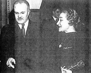 Молотов с женой. 1948 г. 