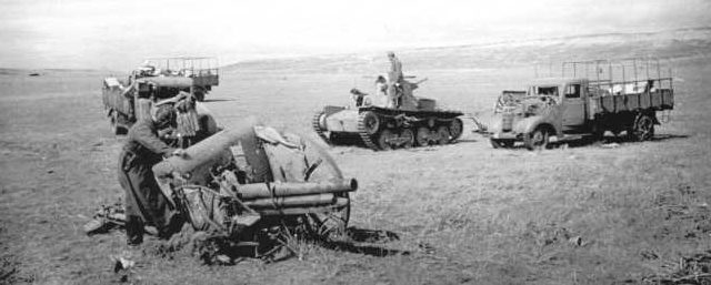 Японская техника, разбитая в ходе боев 20–31 августа 1939 года.