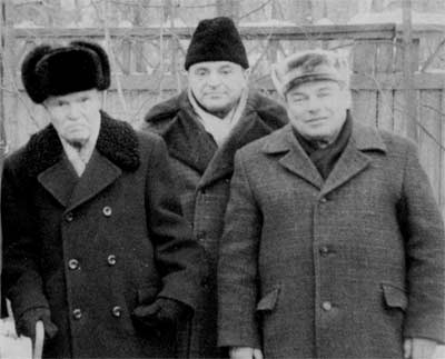 Молотов, Тевосян, Сергеев. Дача Жуковка. 1975 г. 