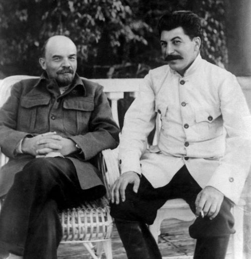 Ленин и Сталин. Сентябрь 1922 г.