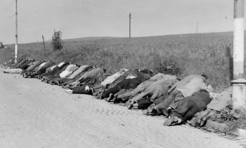 Судетские немцы, расстрелянные чехами. Май 1945 г.