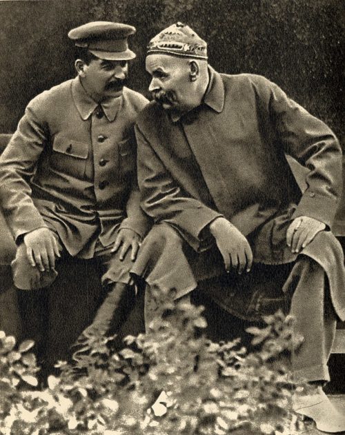 Иосиф Сталин и Максим Горький. 1931 г.