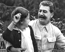 Сталин с дочерью Светланой. 1932 г. 