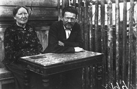 Калинин с женой. 1919 г. 