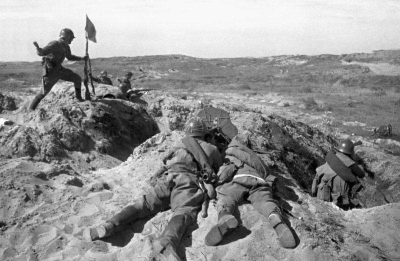 Советская пехота в обороне. 1939 г.