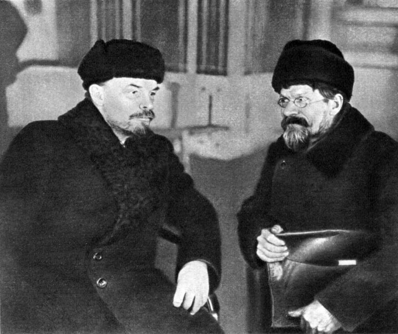 Калинин и Ленин.1920 г.