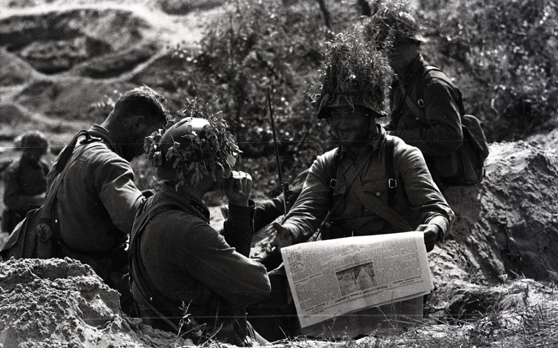 Советская пехота в обороне. 1939 г.