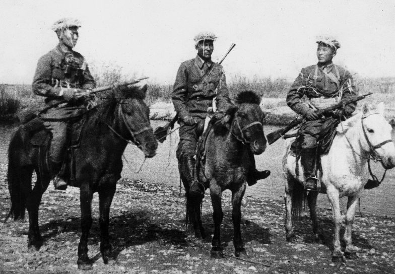 Монгольская кавалерия. 1939 г. 