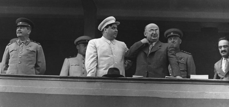 Сталин, Маленков, Берия. 1947 г.
